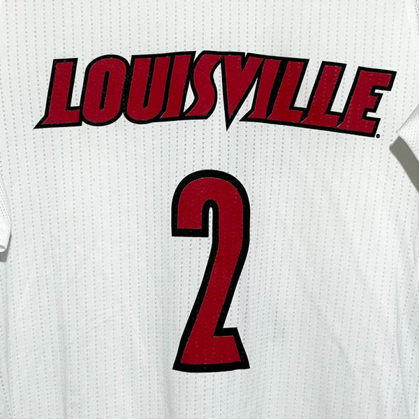 Louisville Cardinals Sleeved Basketball Jersey M