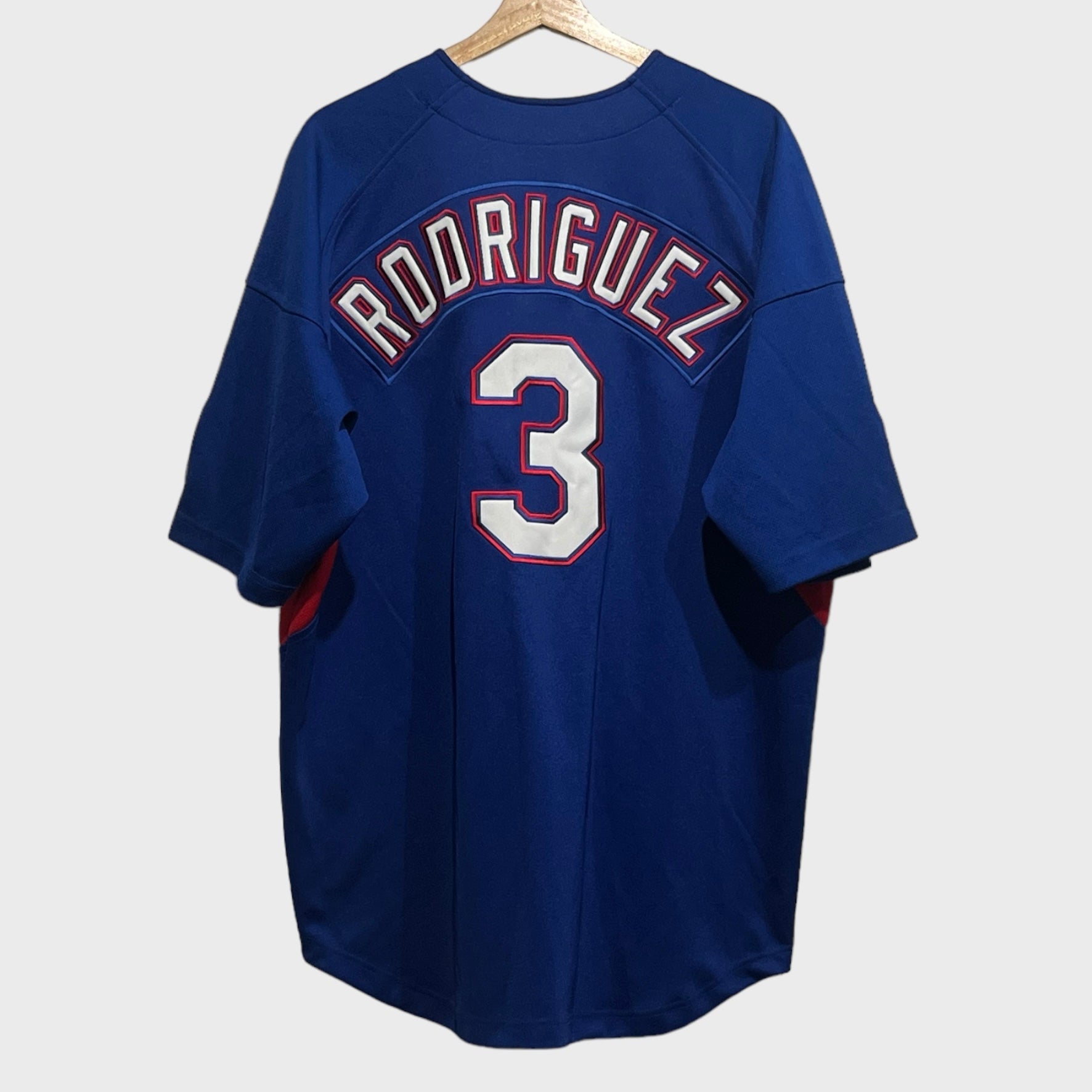 Vintage Alex Rodriguez Texas Rangers Jersey L Laundry