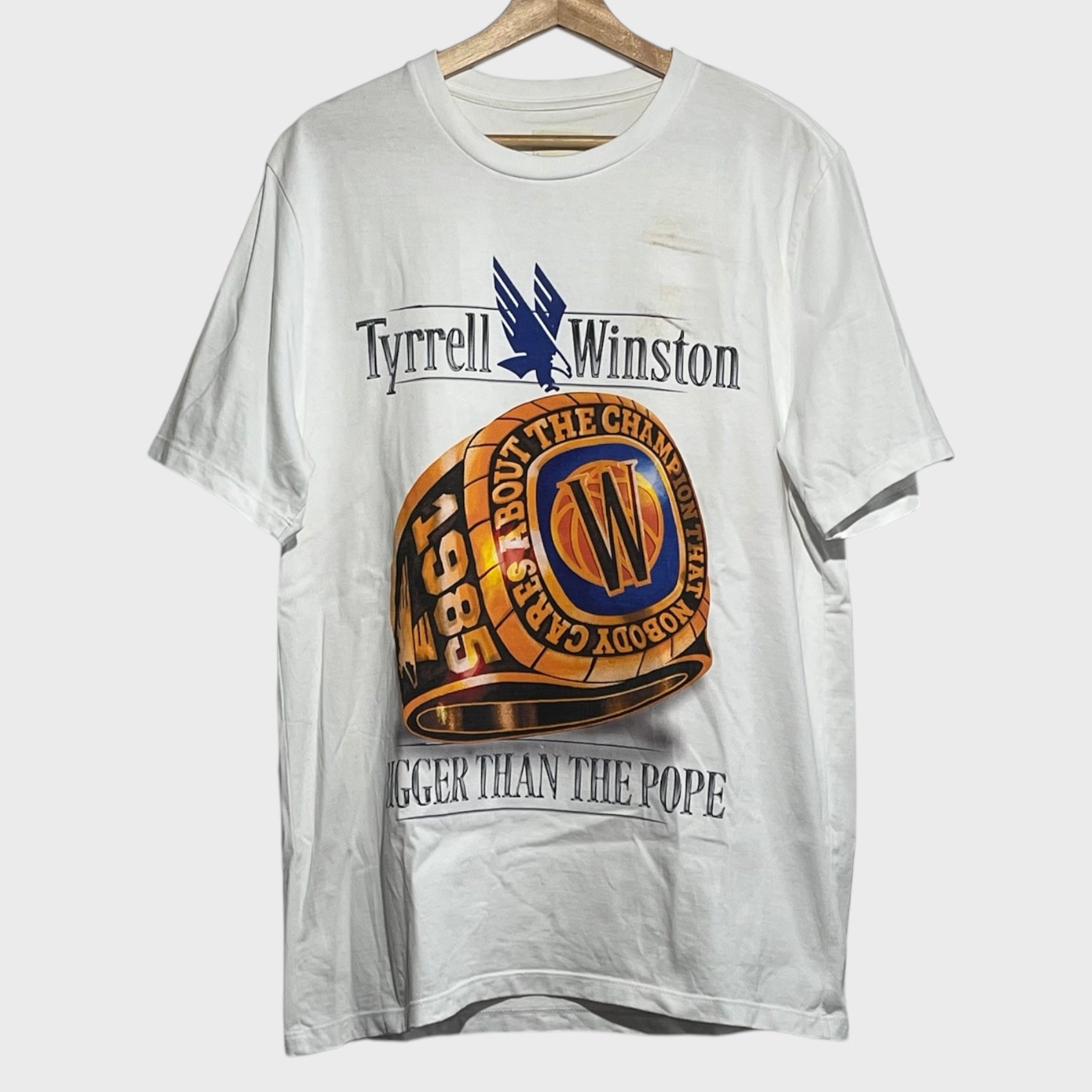 Aime Leon Dore Tyrrell Winston “Bigger Than The Pope” Shirt L