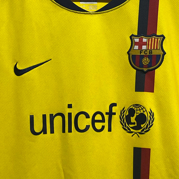 2008/09 FC Barcelona Away Jersey Youth XL
