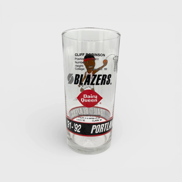 Cliff Robinson Portland Trail Blazers 1991/92 Drinking Glass