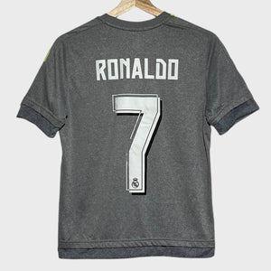 Cristiano Ronaldo Real Madrid 2015/16 Away Jersey Youth L