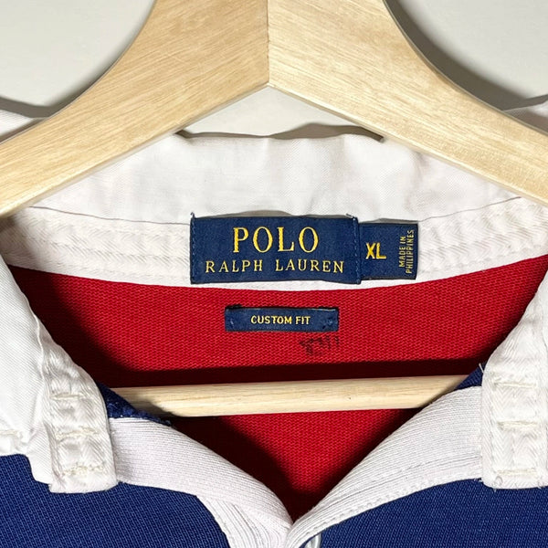 Polo Ralph Lauren Long Sleeve Color Block Rugby Shirt XL