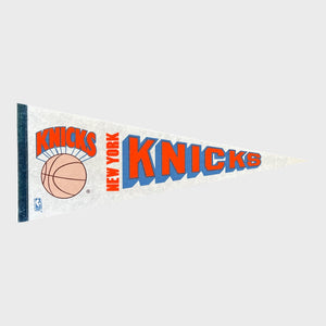 Vintage 1980s New York Knicks Pennant
