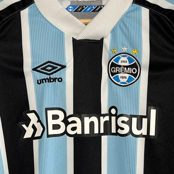 Lucas Leiva Gremio FBPA 2021/22 Home Soccer Jersey Youth XL