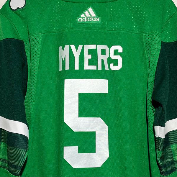 Phil Myers Philadelphia Flyers 2023 St. Patrick’s Day Hockey Jersey L