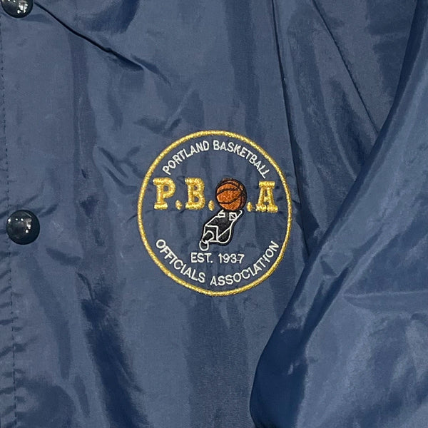 Vintage 1980s Portland Basketball Officials Association PBOA Jacket L