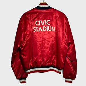 Vintage 1980s Civic Stadium Satin Usher’s Jacket L