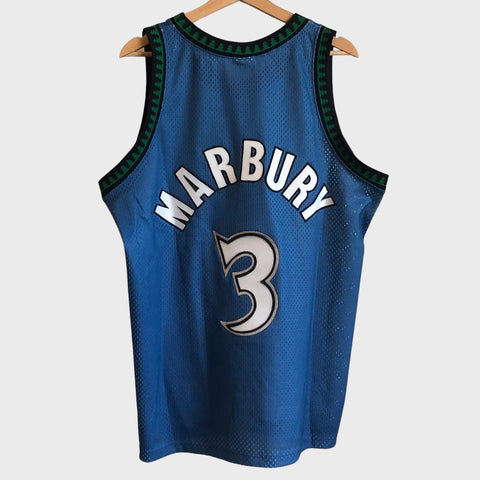 Vintage Stephon Marbury Minnesota Timberwolves Jersey L