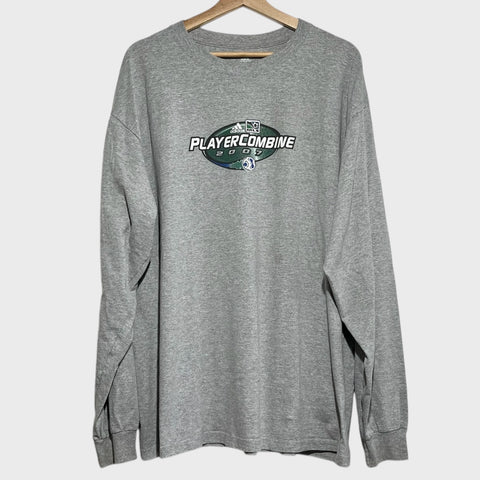 Vintage 2007 MLS Player Combine Long Sleeve Tee Shirt XL