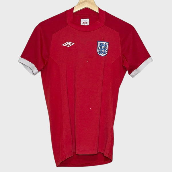 England 2010/11 Away Soccer Jersey Youth XL