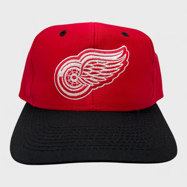 Vintage 1990s Detroit Red Wings Hockey Snapback Hat