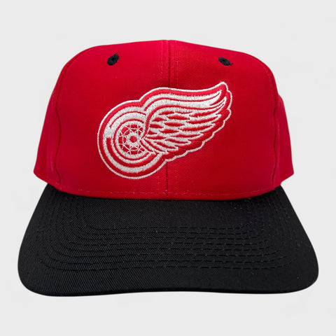 Vintage 1990s Detroit Red Wings Hockey Snapback Hat