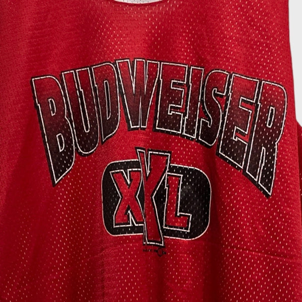Vintage Budweiser Basketball Jersey L