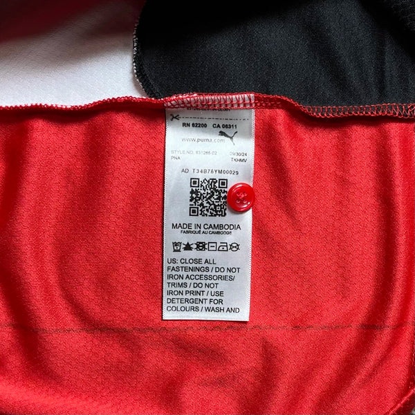 Ferrari Long Sleeve Polo Shirt L