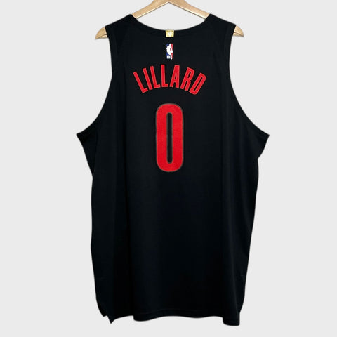 Damian Lillard Portland Trail Blazers Pro Cut Basketball Jersey 2XL