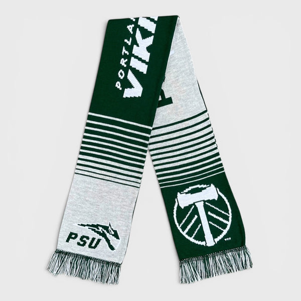 Portland Timbers / PSU Vikings Soccer Scarf
