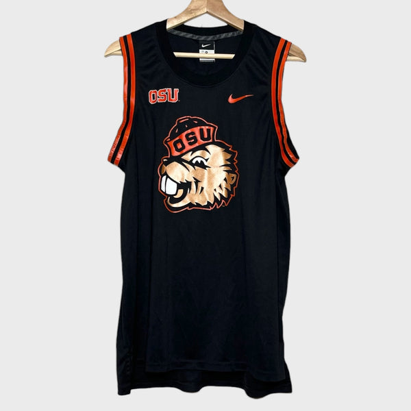 Benny Beaver Oregon State OSU Basketball Jersey M