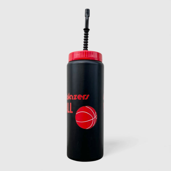 Vintage 1980s Fred Meyer Portland Trail Blazers Youth Basketball Tournament Water Bottle