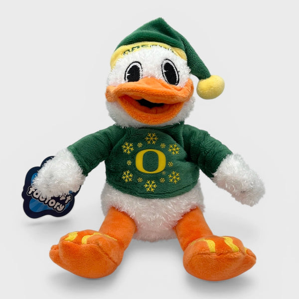 Oregon Ducks Christmas Sweater Mascot 6” Plush Doll