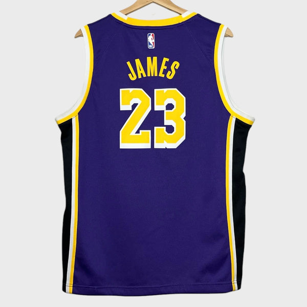 LeBron James Los Angeles Lakers Basketball Jersey Youth XL
