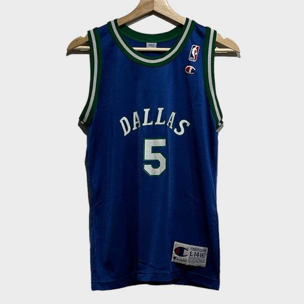 Vintage Jason Kidd Dallas Mavericks Jersey Youth L