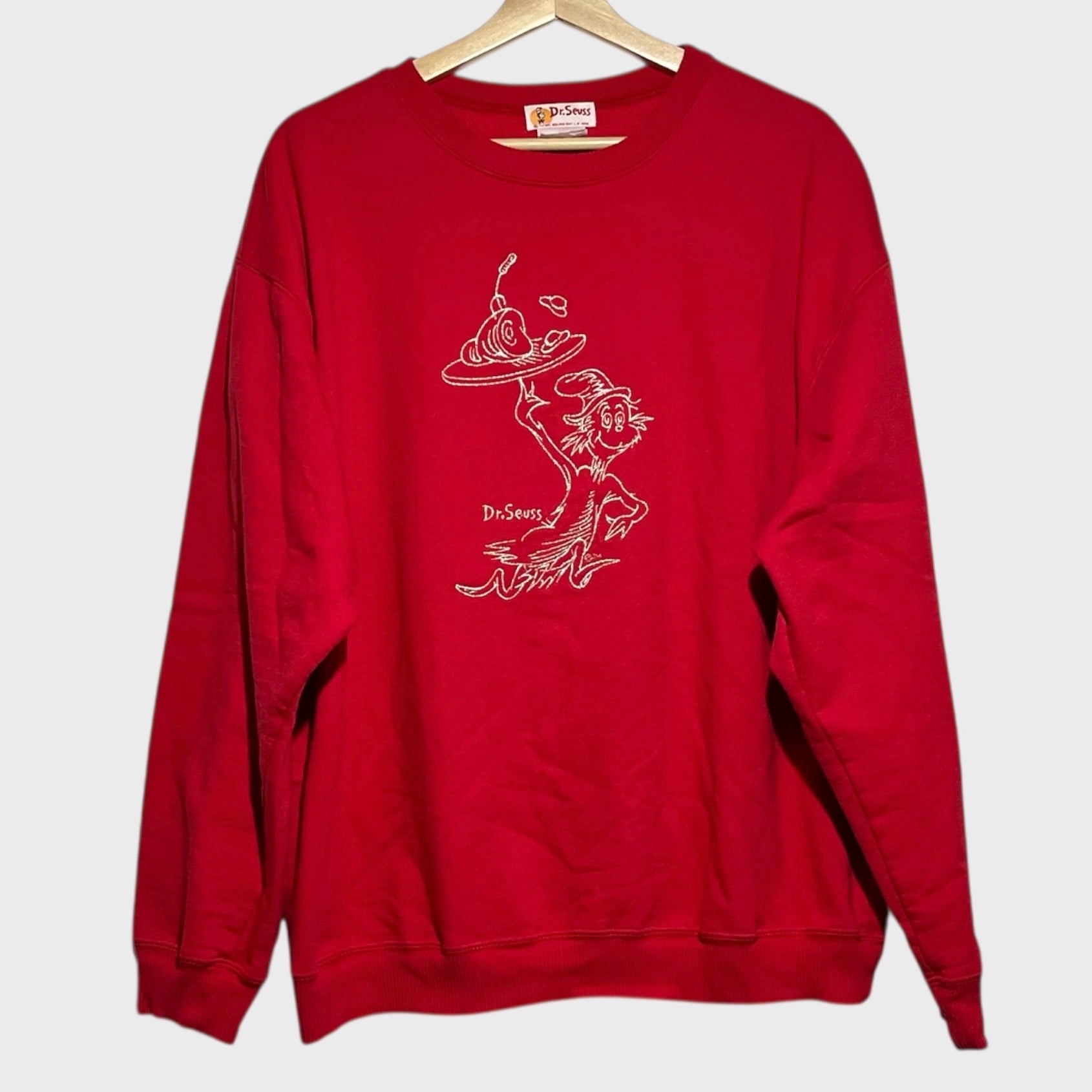 Vintage 1994 Dr. Seuss “Green Eggs and Ham” Sweatshirt XL