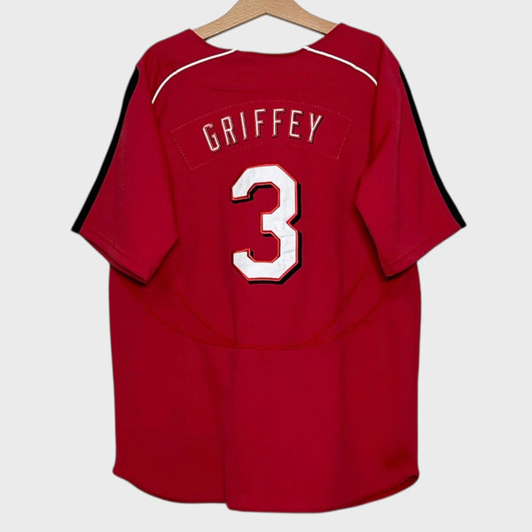 Ken Griffey Jr. Cincinnati Reds Baseball Jersey Youth M
