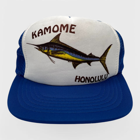 Vintage Honolulu Hawaii Kamome Swordfish Trucker Hat