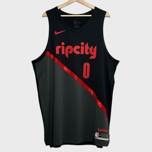 Damian Lillard Portland Trail Blazers Pro Cut Basketball Jersey 2XL