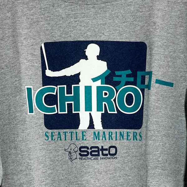 Vintage Ichiro Seattle Mariners Baseball Tee Shirt XL