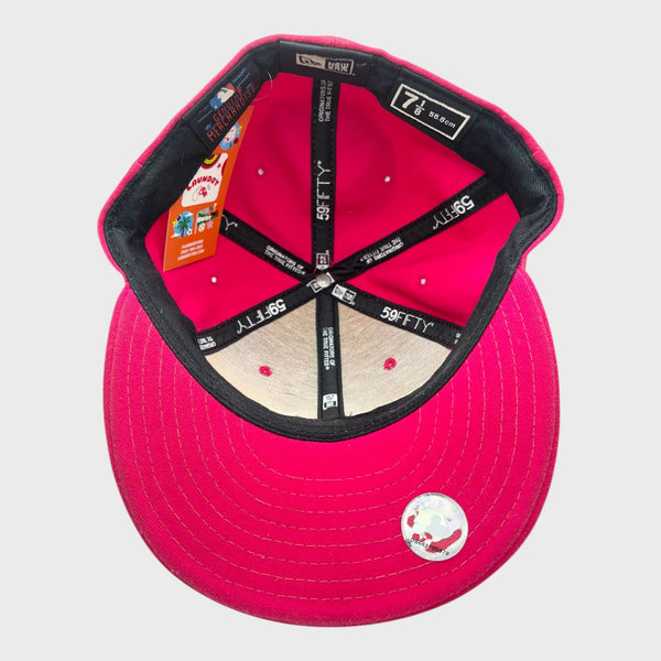Seattle Mariners Pink Fitted Baseball Hat 7 1/8