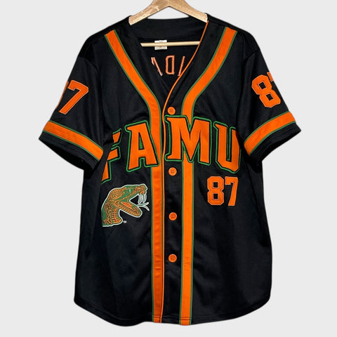 Florida A&M FAMU Rattlers Baseball Jersey L