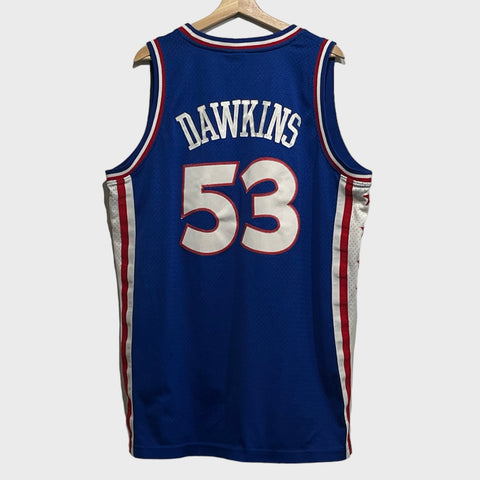 Vintage Darryl Dawkins Philadelphia 76ers Jersey L