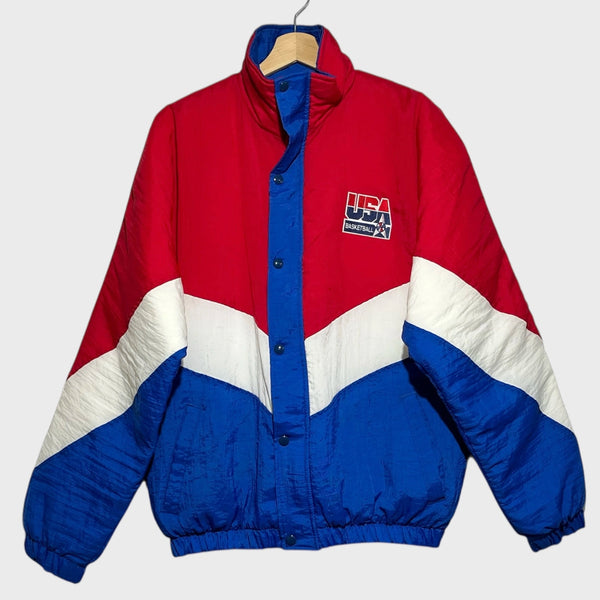Vintage 1992 USA Dream Team Basketball Parka Jacket M