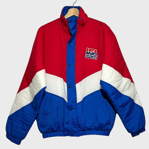 Vintage 1992 USA Dream Team Basketball Parka Jacket M