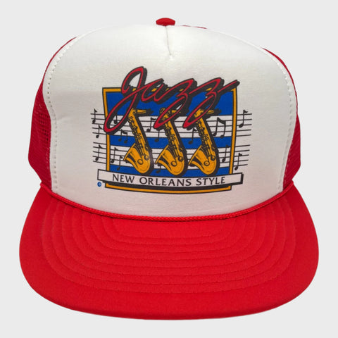 Vintage New Orleans Jazz Trucker Hat
