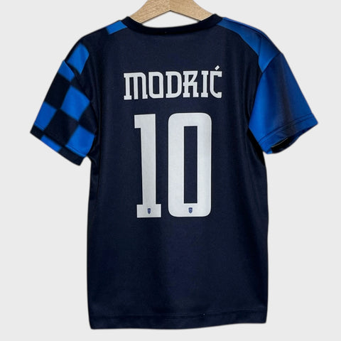 Luka Modric Croatia Away Soccer Jersey Youth S