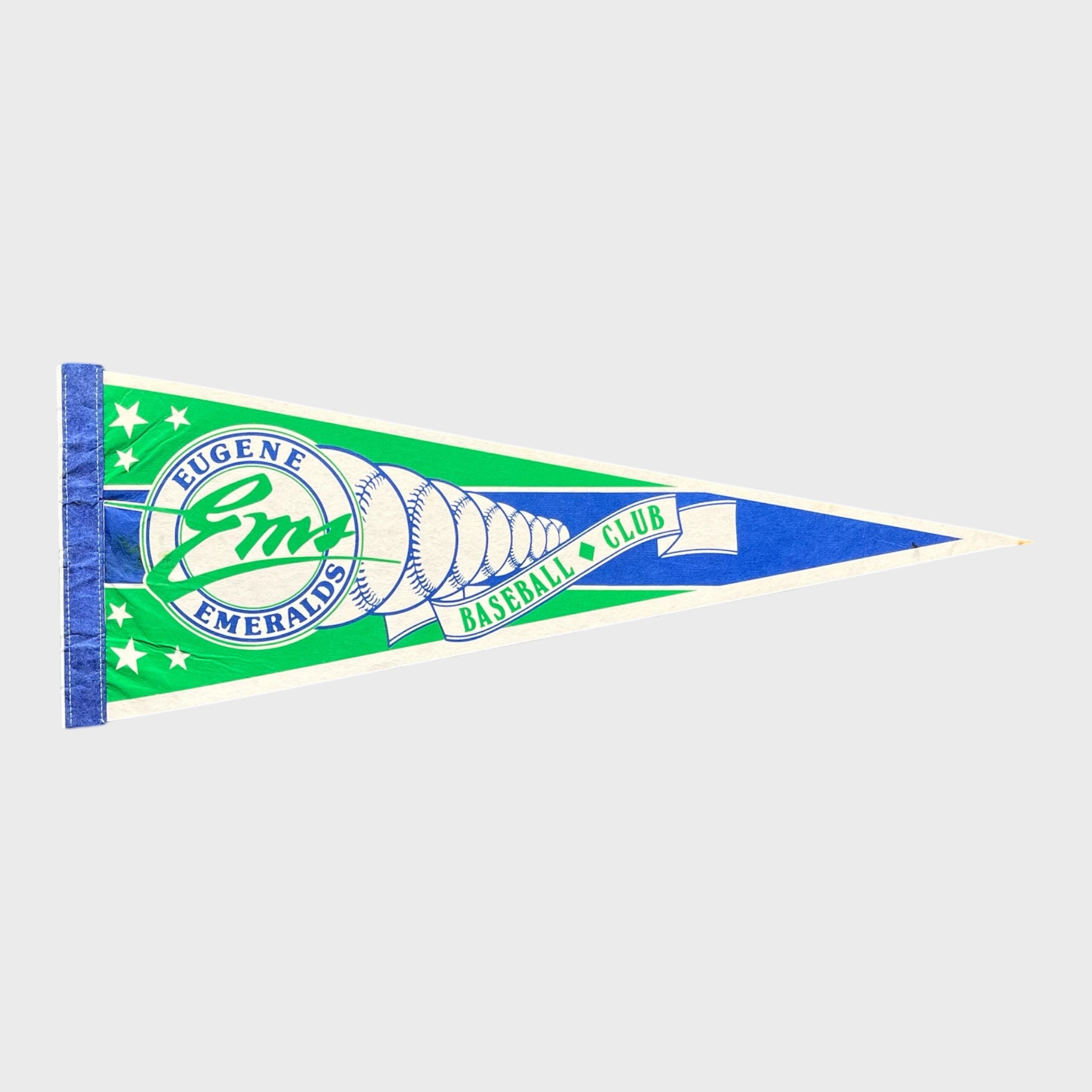 Vintage Eugene Emeralds Pennant
