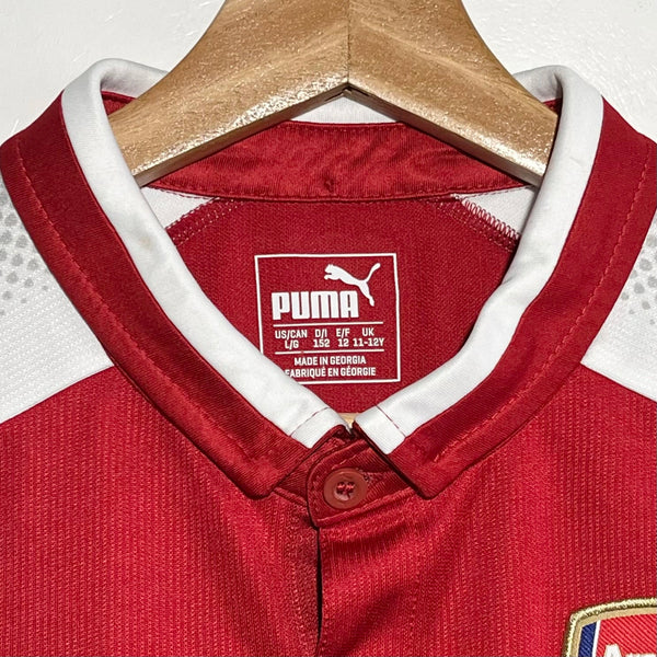 Arsenal Gunners 2017/18 Home Soccer Jersey Youth L