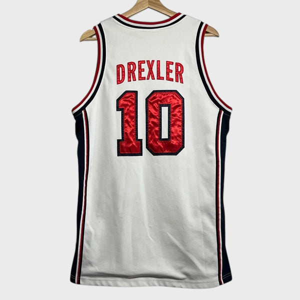 Clyde Drexler USA Dream Team Basketball Jersey M