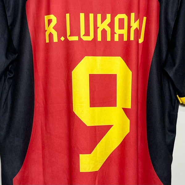 Romelu Lukaku Belgium Home Soccer Jersey M