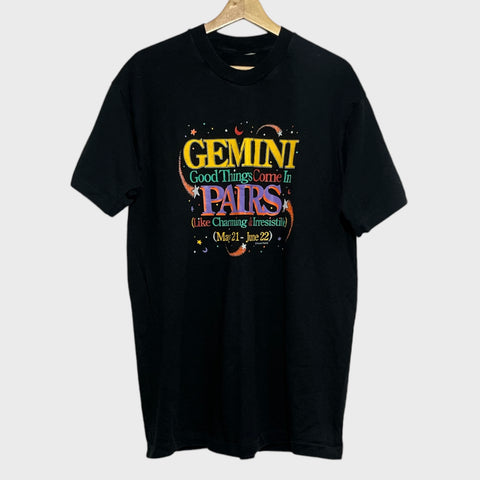 Vintage Gemini Good Things Come In Pairs Shirt L