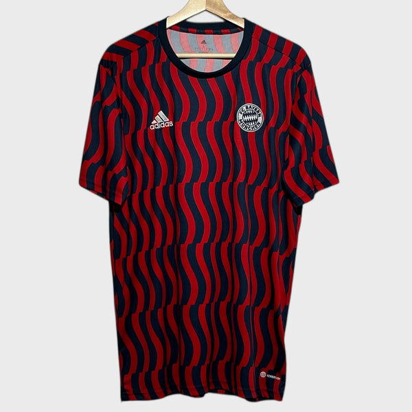 Adidas Bayern Munich 2021 2022 Pre Match Bundesliga Soccer Football Jersey Large Laundry PDX