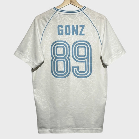 Adidas Mark Gonzales Krooked Skateboards Blue White Soccer Jersey Medium Laundry PDX