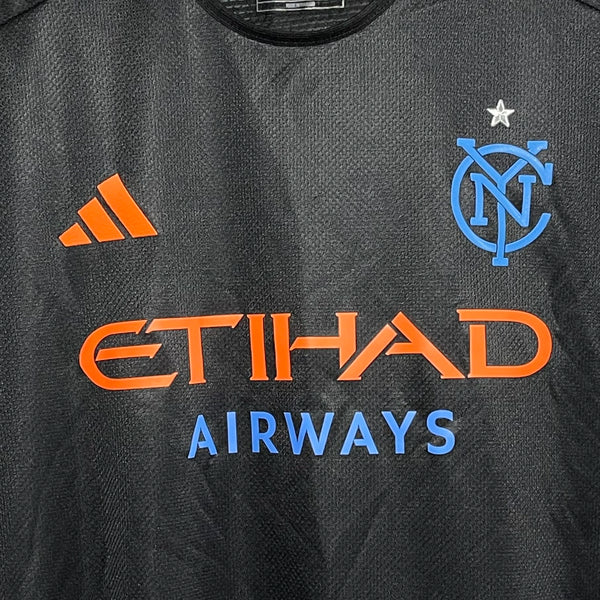 Adidas New York City FC 2024 2025 Pro Cut Authentic Black MLS Away Soccer Jersey XL Laundry PDX