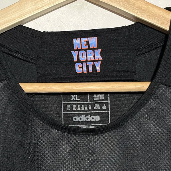 Adidas New York City FC 2024 2025 Pro Cut Authentic Black MLS Away Soccer Jersey XL Laundry PDX