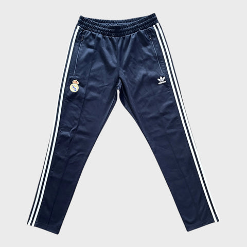 adidas Real Madrid Navy Blue Soccer Football Track Pants Medium Laundry PDX