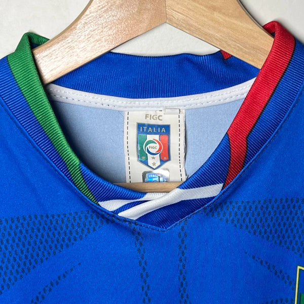 Vintage Andrea Pirlo Italy Home Soccer Jersey S