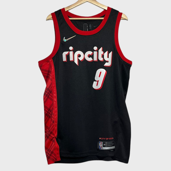 Nassir Little Portland Trail Blazers Jersey L